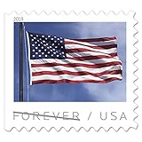 2019 US Flag Book of 20 USPS Forever First Class Postage Stamps Patriotic American Celebration (20 Stamps)