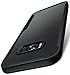 Carbon Fiber Pattern Slim Case Compatible with Samsung Galaxy S8 Plus, Shockproof 10ft. Drop Tested, Wireless Charging Compatible - Black