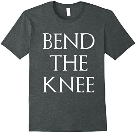 Mens Bend The Knee t-shirt Large Dark Heather