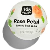 365 by Whole Foods Market, Rose Petal Fizzing Bath Bomb, 2.3 Ounce