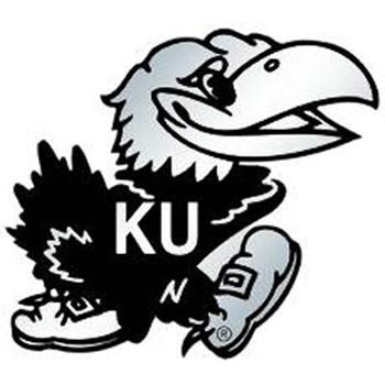 NCAA Kansas Jayhawks Chrome Automobile Emblem