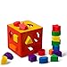 LuaLua Baby Blocks Shape Sorter Toys Puzzle Children's Building Blocks Colorful Sorter Cube Box Includes 18 Shapes - Color Recognition Shape Gifts Boy & Girl Toddlers