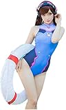 Nuoqi Anime Cosplay EVA Ayanami Rei Asuka Swimwear One-Piece Suits Costumes CC2123E-L