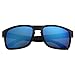 LianSan Designer Oversized Rectangular vintage retro Women Men Sports Sunglasses Glasses 0709(black blue)