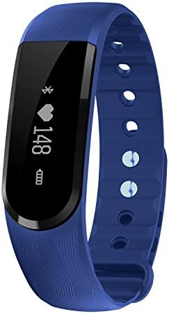FenYi Smart Heart Rate Fitness Tracker,Bluetooth 4.0 IP67 Waterproof OLED Smart Bracelet Health Sleep Tracker Sport Activity Pedometer with Calories Counter Step Tracker Alarm for iOS Android iPhone Smartphones