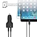 AUKEY Car Charger With AiPower Charging Technology and Dual ports for iPhone X / 8 / 8 Plus / 7 / 7 Plus, iPad Mini 4 / Pro, Samsung Galaxy Note 8 / S8 / S8+ / S7 and More