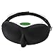 3D Light Blocking Sleep Mask - 2 Pack Comfortable & Lightweight Eyeshade with Adjustable Strap Ear Plugs Carry Pouch for Travel Airplane Naps Blindfold Sleeping Mask for Women Men Father's Day Gift