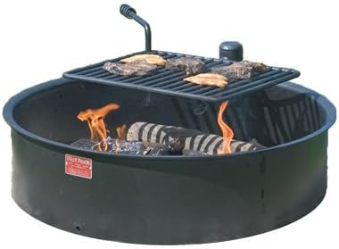 Amazon Com Pilot Rock 30 Commercial Park Campfire Ring Fswbh30 7 Park Grill Made In The Usa Garden Outdoor