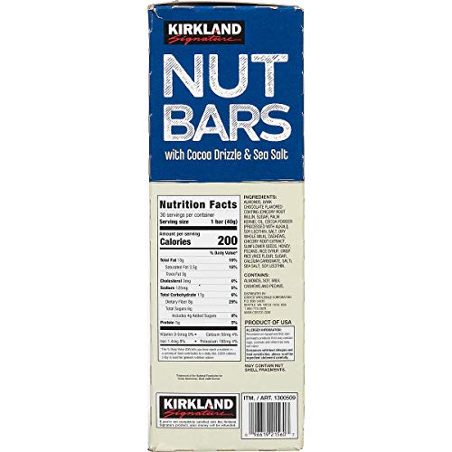Kirkland Signature Nut Bars, 1.41 oz, 30 ct X 2 Pack ( 60 Total