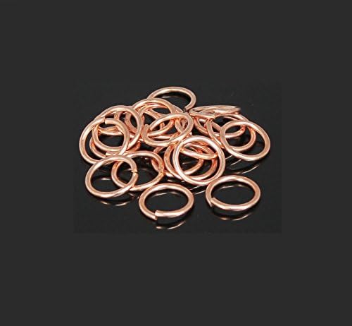 12 Ga Wire Solid Copper Large Jump Ring (18 MM O/D ) Pkg. Of 21 / SAW-CUT .supply.from:wire-jumpring-depot