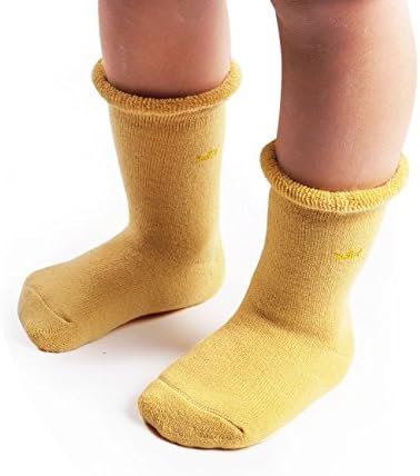 BabaMate Baby Infant Toddler Boys Girls Thick Warm Winter Socks Fuzzy Cotton Thermal Boot Socks for Cold Weather (3-Pack)