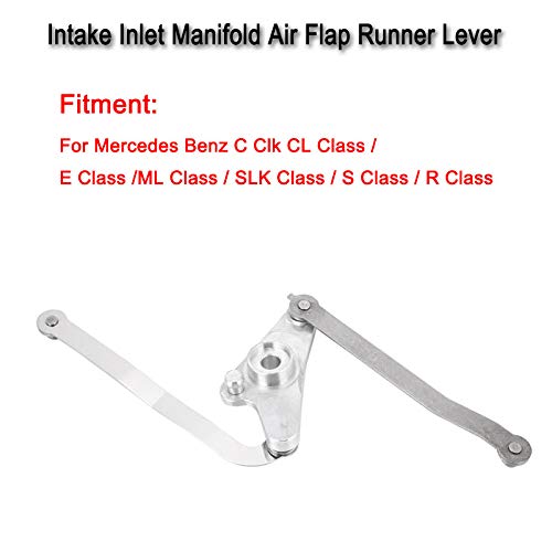 Aluminum Intake Inlet Manifold Air Flap Runner Lever Repair Kit for Mercedes Benz V6 M272 and V8 M273
