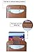 Front Pocket Men's Wallet - Minimalist Wallet- Slim Wallet - Leather Card Holder with RFID Protection for Men - Card Case Holds Cards & Cash - Nvious Living