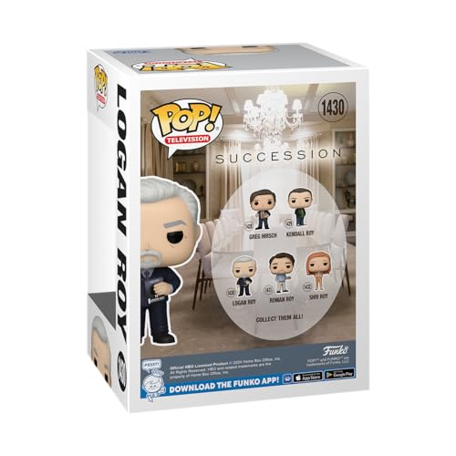 POP! TV: Succession - Logan Roy - Vinyl-Sammelfigur - Geschenkidee - Offizielle Handelswaren - Spielzeug Für Kinder und Erwachsene - TV Fans - Modellfigur Für Sammler und Display