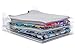 Perfect Life Ideas 10 Pack Stackable T Shirt and Document Organizer, Clothes Storage Organizers for Closets - Pull Out Tshirts Without Messing Other Clothes