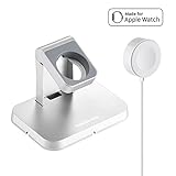 [ Apple MFi Certified ] Apple Watch Charger, Poweradd Magnetic Charging Dock and Stand for Apple Watch / iWatch 38mm & 42mm with Detachable Magnetic Charging Cable, Apple Watch Series 1 / 2 / 3