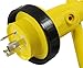 Conntek 17105-025RE Marine Shore Power 30 Amp Cordset with Light Indicator (Yellow, 25-Feet)