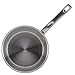 Ayesha Curry Home Collection Stainless Steel Sauce Pan/Saucepan with Lid, 3 Quart, Silver
