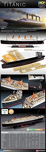 Academy 1/400 R.m.s. Titanic Brand New Mcp Multi Colour Parts Plastic Model Kit #14215