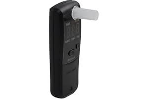 iBACheck Breathalyzer with 10 Memories and LED Display, Visible at Night. Long Battery Life and Last 350 Test with Alkaline Batteries