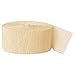 Unique Industries 81ft Cream Crepe Paper Streamers -