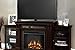 Real Flame Calie Electric Media Fireplace, Large, Dark Walnut