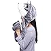 Plush Hat Novelty Cap Animal costume Beanie With Long Paws-Wolf