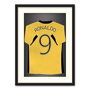 Athletes Jersey Theme Black Framed for Bedroom Livingroom
