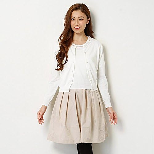 Amazon デビュー ド フィオレ Debut De Fiore ワンピース パール調アンサンブルドッキングワンピース 01アイボリー M ワンピース チュニック 通販