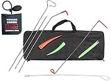 TSafe Full Professional Kit- Long Reach Grabber, Air Wedge, Knob Grabber, 2 Non Marring Wedges, Pry Tool, Short Grabber, Carrying Case
