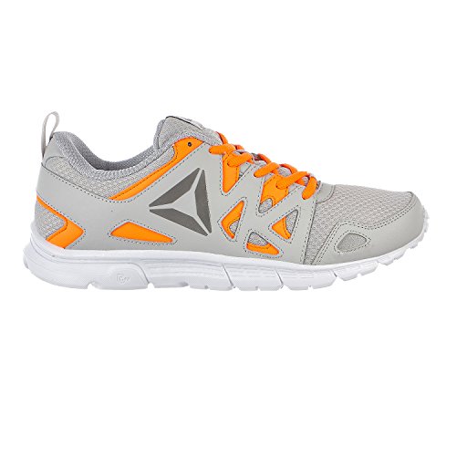 Reebok Men's Supreme 3.0 MT Running Shoe, Skull Grey/Wild Orange/Pewter/White, 8 M US