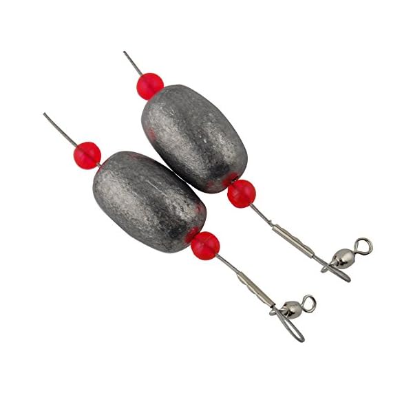Easy Catch Fishing Sinkers Weights 4 Pack 1 1/2Ounce Fishing Egg