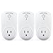 Magicfly Wireless Remote Control Electrical Outlet Switch for Household Appliances，Wireless Remote Light Switch, White (3 Outlet, 1 Remote)
