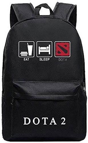 Creative Game Dota 2 Team Printing Men Backpack Canvas Laptop Backpack DOTA Evil Geniuses Team Student School Bags