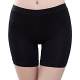 Shymay Women's Boy Shorts Seamless Smooth Cotton Spandex Safety Yoga Boxer Briefs