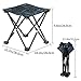 Folding Camping Stool, Portable Chair with Carry Bag for Outdoor Fishing Sporting Hiking Beach Park Gardening Little Stools (10.2″x10.2″x9.4″,Blue)thumb 2