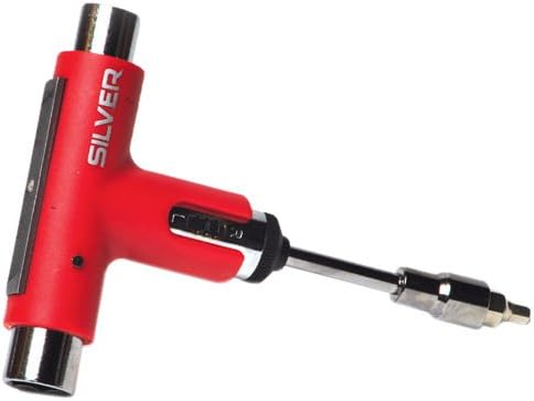 Silver Ratchet Skateboard Tool