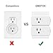 OMOTON [2 Pack] Mini Wifi Smart Plug compatible with Amazon Alexa,Google Home, IFTTT, 15A Wireless Socket Outlet Remotely Controls your Devices from anywhere,No Hub Required(Android/IOS)