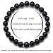 Hamoery Men Women 8mm Natural Stone Lava Rock Diffuser Bracelet Elastic Yoga Agate Beads Bracelet Bangle-21014