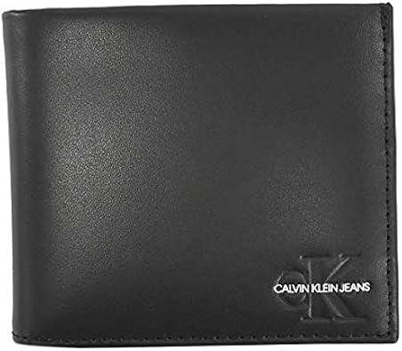 Amazon カルバンクライン ジーンズ 二つ折り財布 ブラック Billfold W Coin K50k s 並行輸入品 財布