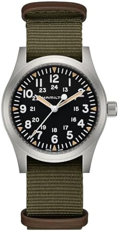 Amazon.com: Hamilton Khaki Field Mechanical Men's Watch, 38mm