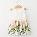 FEITONG Girls' Pink Sleeveless Party Princess Pageant Dresses ¡­ (2-3 Years, White)