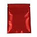 100 Durable Double-Sided Metallic Foil Mylar Flat Ziplock Pouch 7.5x10cm (3x4