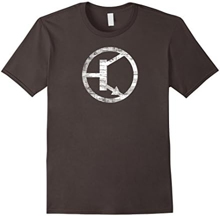 Men's Transistor PNP NPN Electronic Geek  T-Shirt XL Asphalt