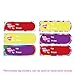 CUALFEC 36 PCS Valentine's Day Magnetic Bookmark for School Prizes and Valentine's Party Favors for Kids - 6 Different Designs
