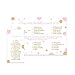 Paper Clever Party Pink and Gold Baby Shower Game - Candy Bar Matching Activity Cards - Guess The Stages of Pregnancy and Parenthood - Funny Game for Guests - Twinkle Star Princess Theme - 25 Pack