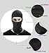 Cycling Sports Face Mask Cool Fashionable Ultra Thin Balaclava (Black)