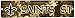 Rico Industries NFL New Orleans Saints 16-Inch Plastic Street Sign Décor