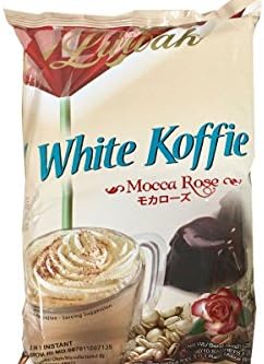 Whiite Koffie 3 in 1 Instant Coffee (Mocca Rose / 10-ct) -7oz (Pack of 3)