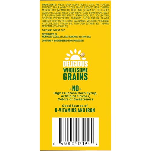 BELVITA BREAKFAST BARS BISCUITS, CINNAMON BROWN SUGAR, 5 PACKS (4 BISCUITS PER PACK)